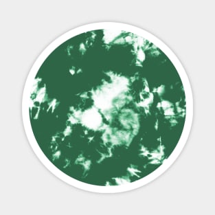 emerald green Storm - Tie Dye Shibori Texture Magnet